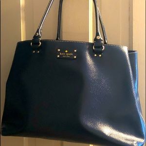 Large Deep Blue Kate Spade bag